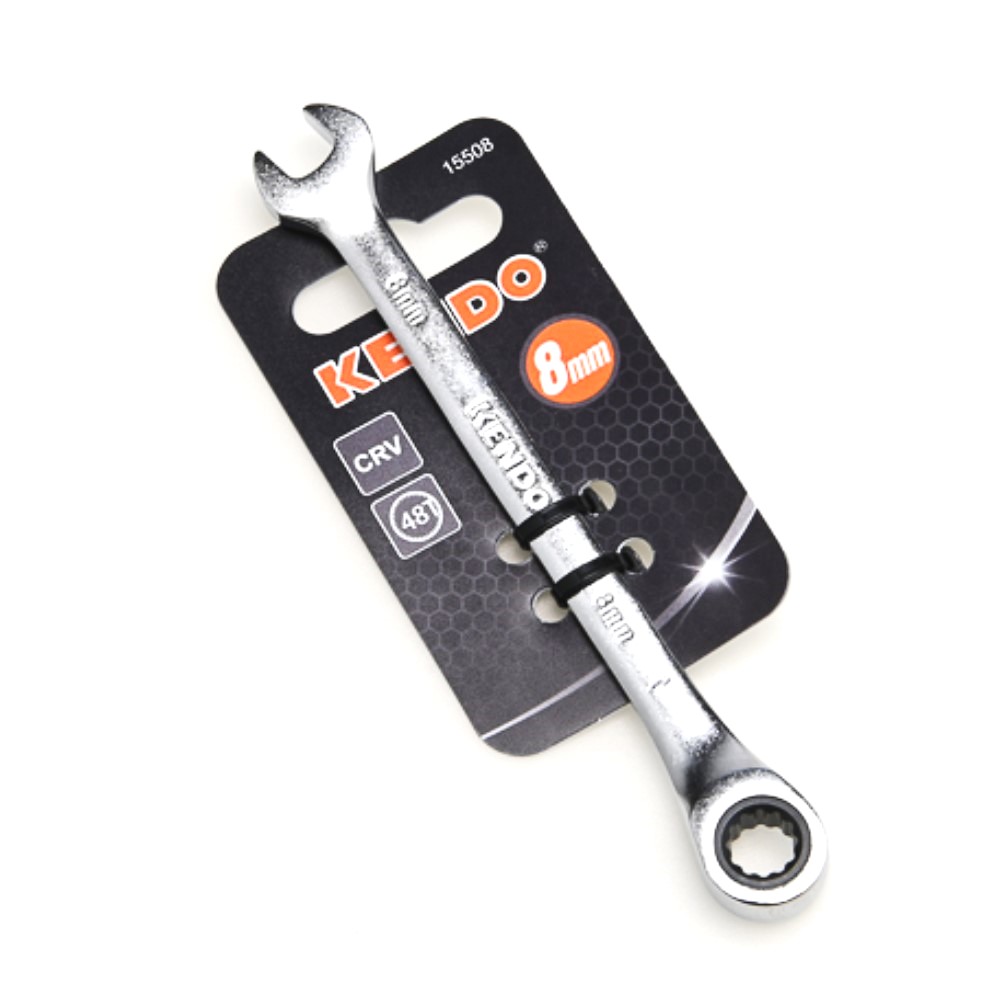 SKI - สกี จำหน่ายสินค้าหลากหลาย และคุณภาพดี | KENDO 15508 ปากตายข้าง-แหวนฟรีข้าง 8mm.